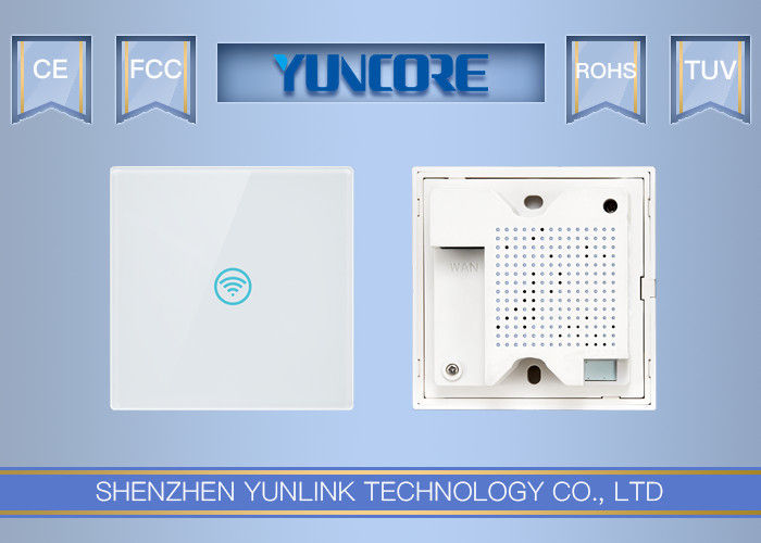 11AC Dual Band In Wall Wireless Access Point , Multi SSID FIT Wall Plate AP For Home