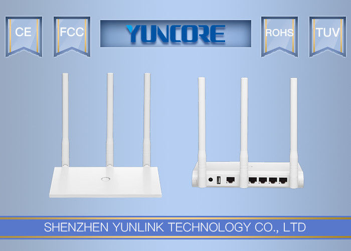 300Mbps 5dBi 11n Wireless Router , High Gain MIMO Antenna 2T2R 802.11 Wifi Router